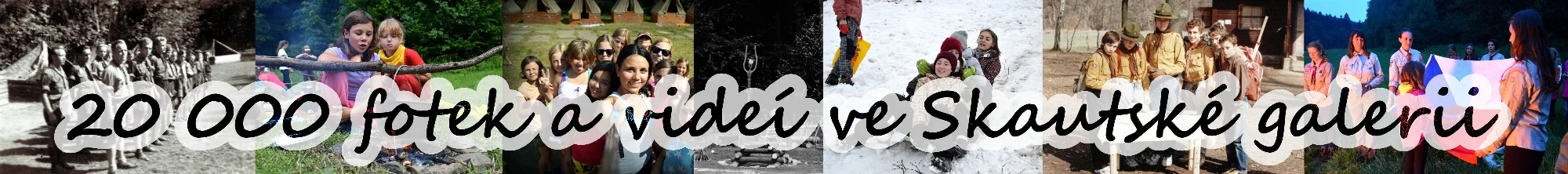 20 000 fotografií a videí ve Skautské galerii